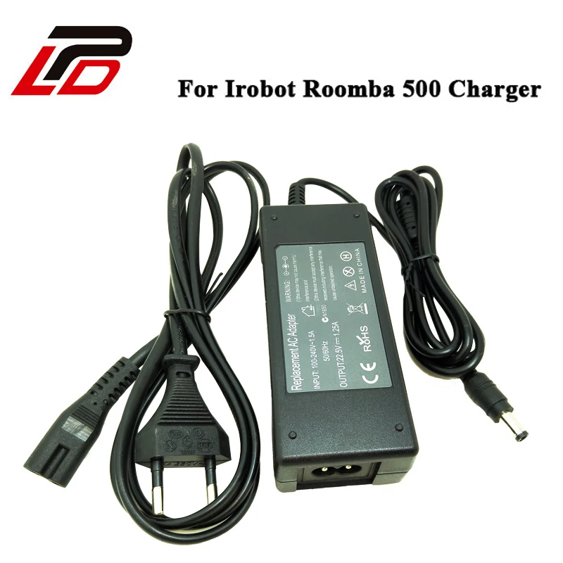 Replacement Adapter 22.5v 1.25A For Irobot Roomba 400 500 600 700 Series 532 535 540 550 560 562 570 580 Vacuum Cleaner Battery
Replacement Adapter 22.5v 1.25A For Irobot Roomba 400 500 600 700 Series 532 535 540 550 560 562 570 580 Vacuum Cleaner Battery