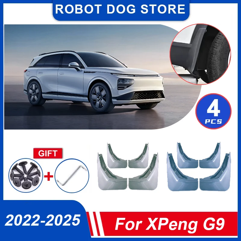 4PCS Painted Mudguards For XPeng G9 Accessories 2025 2022-2024 Front Mud Flaps Splash Guards Rear Fender Flares Car Accessories
4PCS Painted Mudguards For XPeng G9 Accessories 2025 2022-2024 Front Mud Flaps Splash Guards Rear Fender Flares Car Accessories