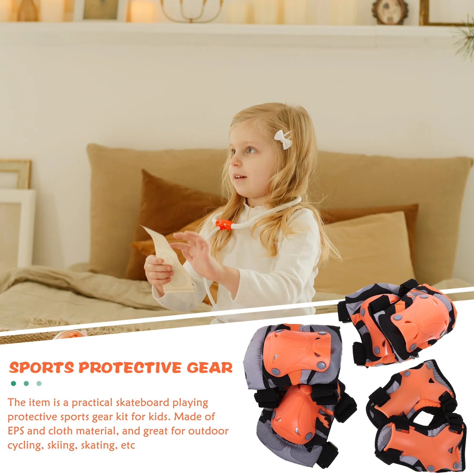 1 set 1 Set Protective Gear Set For Lightweight Cloth Knee Elbow Palm Pad For Skating Cycling Riding Running Accessory
1 set 1 Set Protective Gear Set For Lightweight Cloth Knee Elbow Palm Pad For Skating Cycling Riding Running Accessory