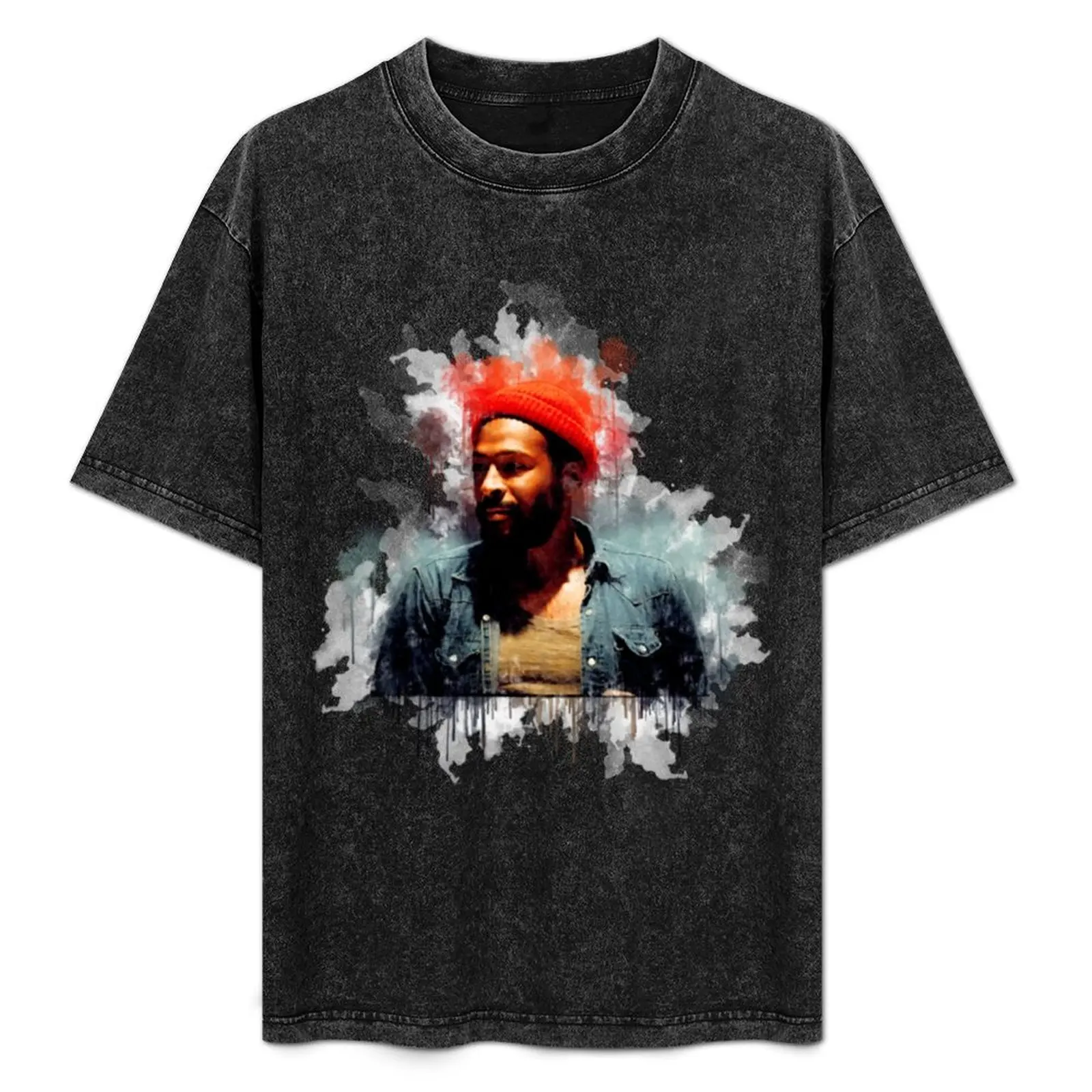 Marvin Gaye Water T-Shirt Active Sports Short Sleeve Cotton Shirt
Marvin Gaye Water T-Shirt Active Sports Short Sleeve Cotton Shirt