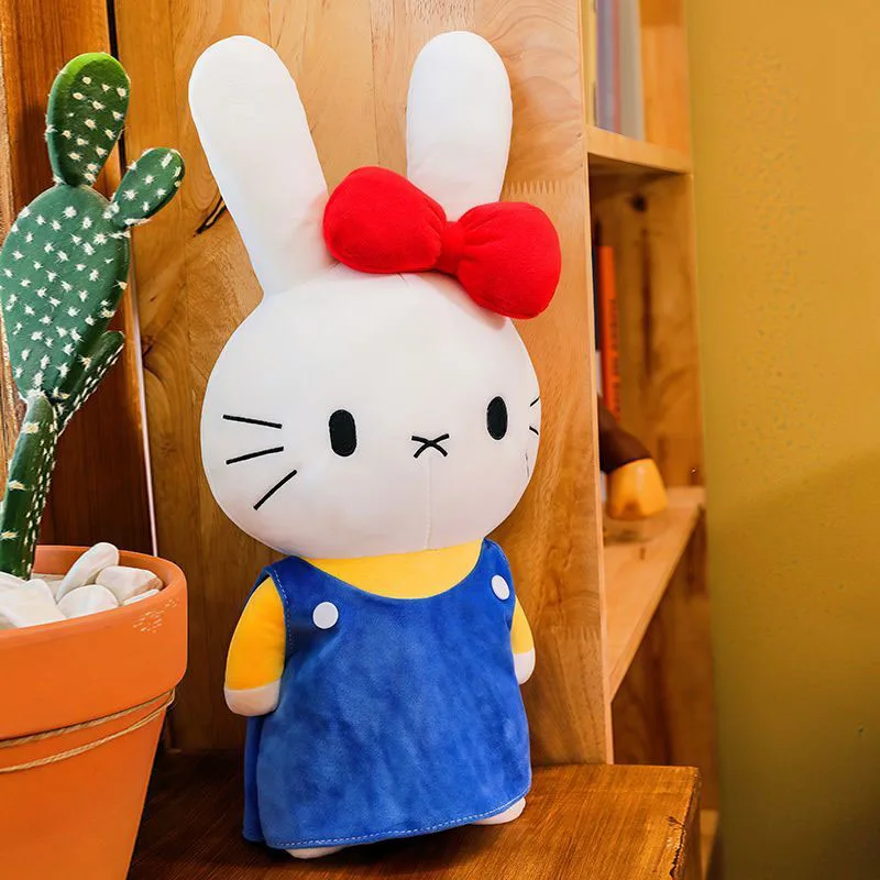 Kawaii Miffy Rabbit Plush Doll with Red Bow Cartoon Stuffed Animal Toys Soft Bunny Plushies for Fans Birthday Gifts Home Decor
Kawaii Miffy Rabbit Plush Doll with Red Bow Cartoon Stuffed Animal Toys Soft Bunny Plushies for Fans Birthday Gifts Home Decor