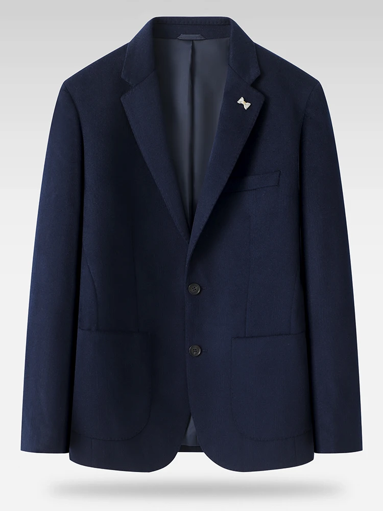 Деловой повседневный шерстяной пиджак с длинным рукавом и плоским воротником для мужчин, универсальный, модный, приталенный, осенний, для офиса
Деловой повседневный шерстяной пиджак с длинным рукавом и плоским воротником для мужчин, универсальный, модный, приталенный, осенний, для офиса