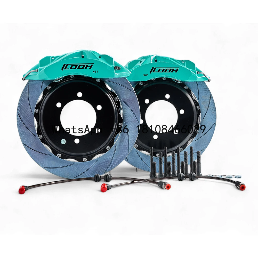 High Performance ICOOH Front X61 6 Pistons 355-405mm Rotor Size Modified Racing Big Brake Kits for Lx600/lx570
High Performance ICOOH Front X61 6 Pistons 355-405mm Rotor Size Modified Racing Big Brake Kits for Lx600/lx570