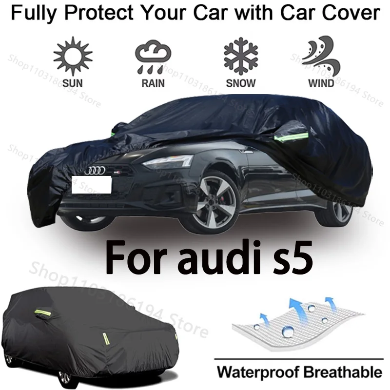 Full Car Cover For Audi S5 Outdoor Protective Snowproof, Sunshield, Waterproof and Dustproof Automobile Accessories
Full Car Cover For Audi S5 Outdoor Protective Snowproof, Sunshield, Waterproof and Dustproof Automobile Accessories
