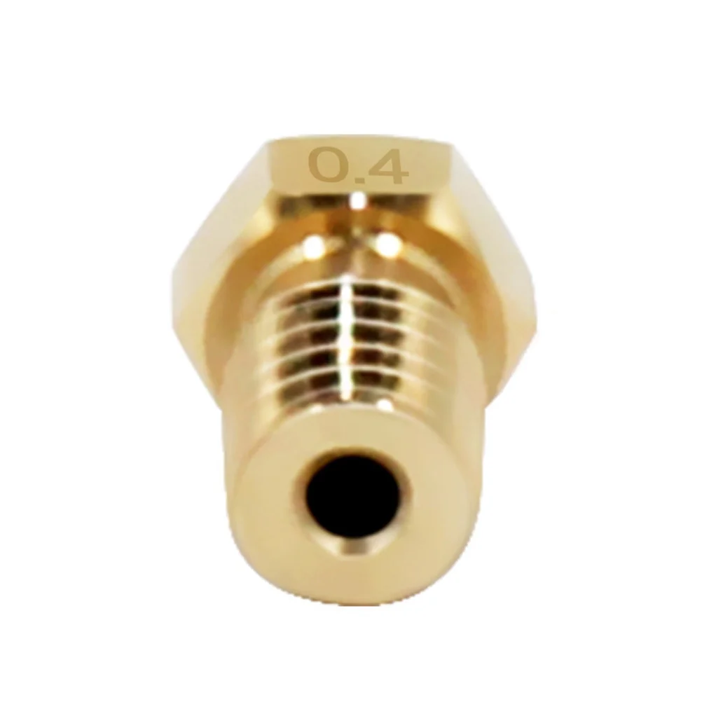 10Pcs 3D Printer Nozzle Brass Multiple Sizes 0.2-0.6mm Extruder Threaded Filament 1.75mm Backup Print Parts for ABS Pla
10Pcs 3D Printer Nozzle Brass Multiple Sizes 0.2-0.6mm Extruder Threaded Filament 1.75mm Backup Print Parts for ABS Pla