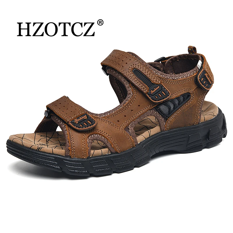 Genuine leather men sandals water Beach Sandals hombre slippers Men summer shoes outdoor casual sandals men
Genuine leather men sandals water Beach Sandals hombre slippers Men summer shoes outdoor casual sandals men