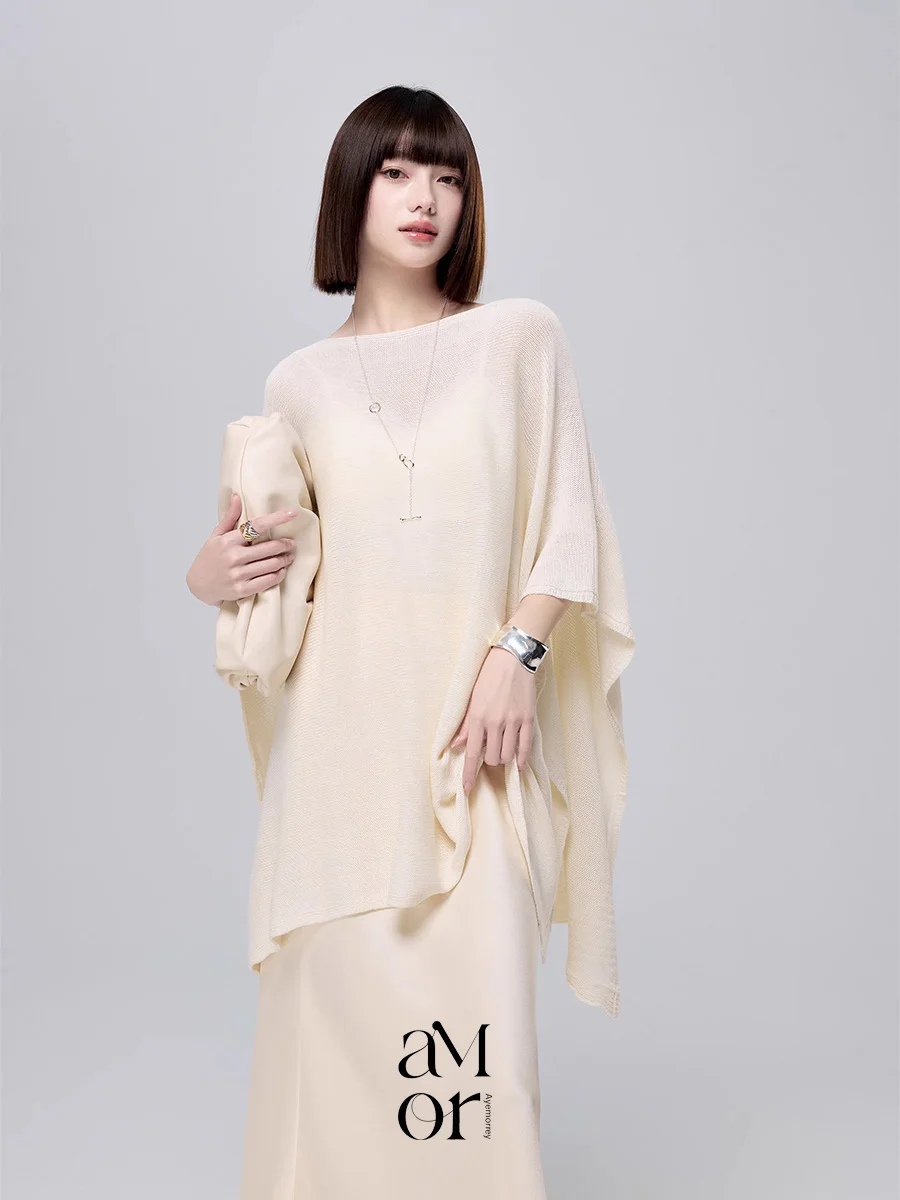 Ayemorrey "Infinite Summer" Light Colored Sun Protection awl Top Blogger Sle Casual Knitted Sweater for Women
Ayemorrey "Infinite Summer" Light Colored Sun Protection awl Top Blogger Sle Casual Knitted Sweater for Women