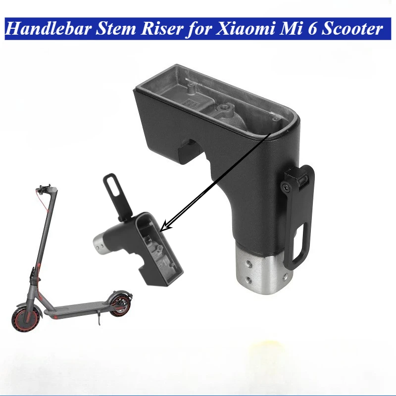 Height Adjustable Handlebar Stem Riser for Xiaomi Mi 6 Scooter, Reinforced Anti-Wobble Dashboard Mounting Bracket Base
Height Adjustable Handlebar Stem Riser for Xiaomi Mi 6 Scooter, Reinforced Anti-Wobble Dashboard Mounting Bracket Base