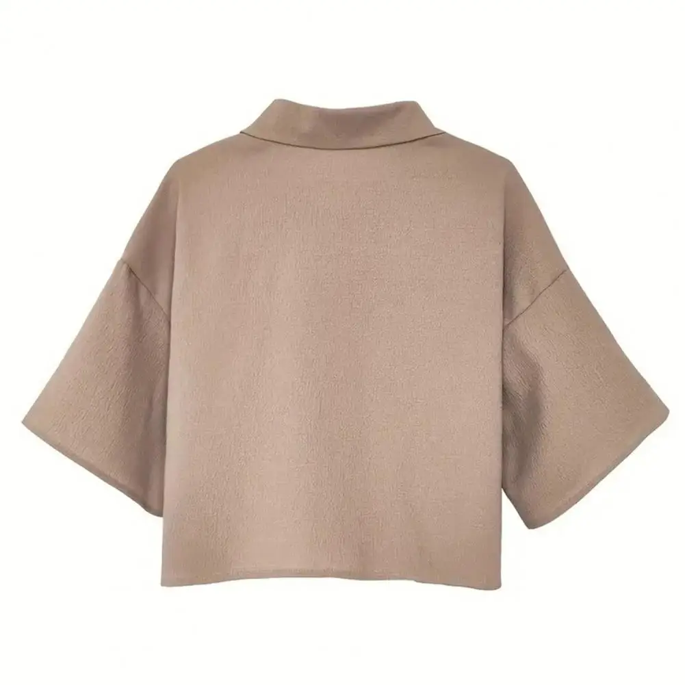 Comfortable Women Tops Women’s Shirt Tops with Lapel or Stand Collar Half Sleeve Single Breasted Blouses Short Style Wear
Comfortable Women Tops Women’s Shirt Tops with Lapel or Stand Collar Half Sleeve Single Breasted Blouses Short Style Wear