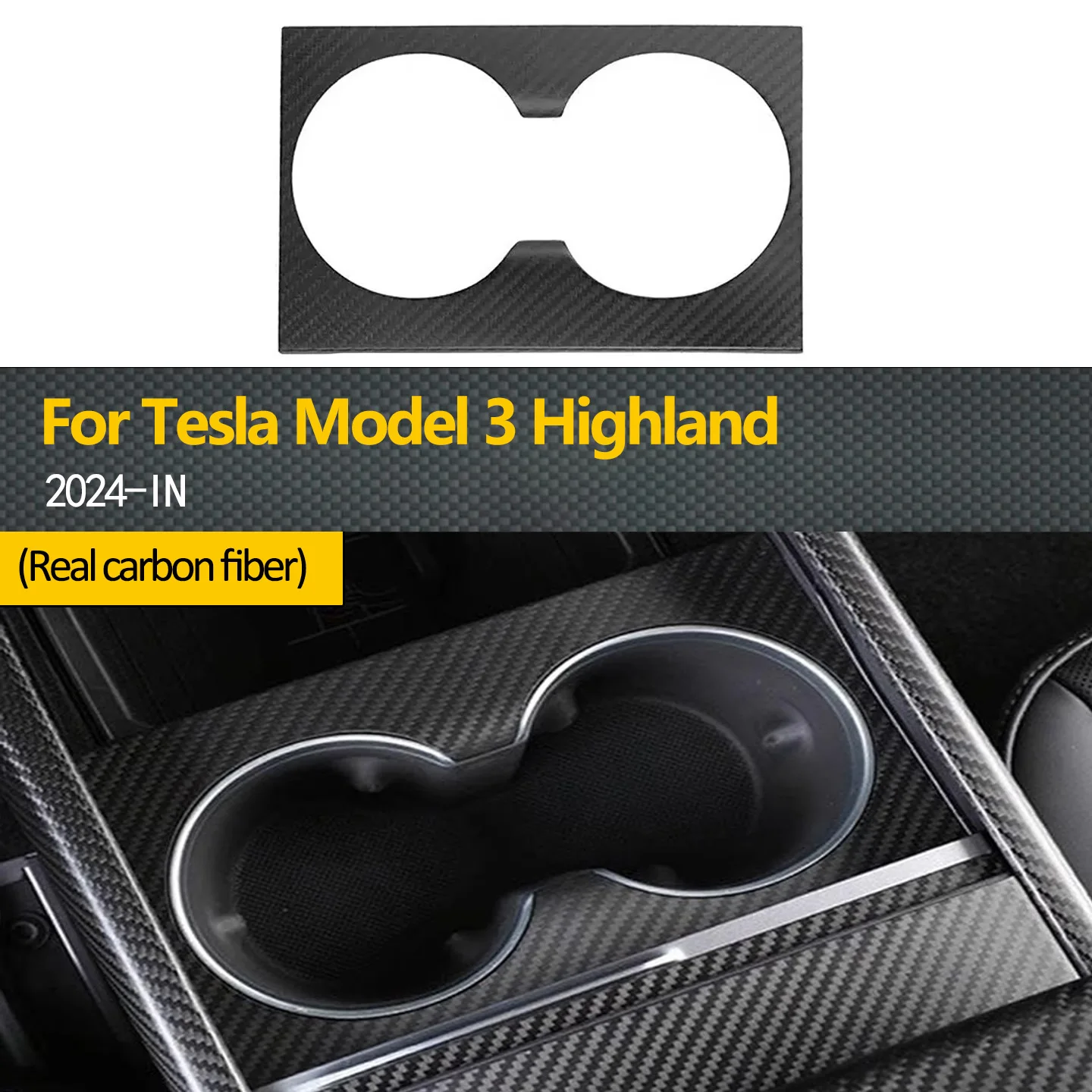 Для Tesla Model 3 Highland 2024, высококачественный дополнительный светильник из углеродного волокна, салон автомобиля, центральная консоль, передний держатель для чашки, рамка, крышка
Для Tesla Model 3 Highland 2024, высококачественный дополнительный светильник из углеродного волокна, салон автомобиля, центральная консоль, передний держатель для чашки, рамка, крышка