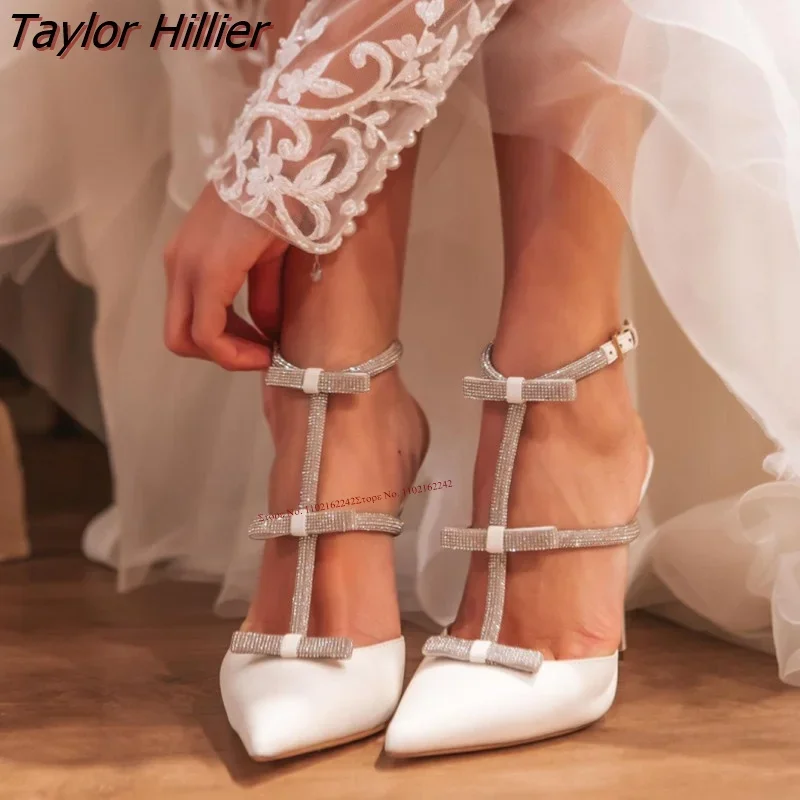 Shoes Ladies Summer 2023 Elegant Pointy Rhinestone Bow Pumps Fashion Party Wedding Dress Versatile Sandals Luxury Large Size
Shoes Ladies Summer 2023 Elegant Pointy Rhinestone Bow Pumps Fashion Party Wedding Dress Versatile Sandals Luxury Large Size