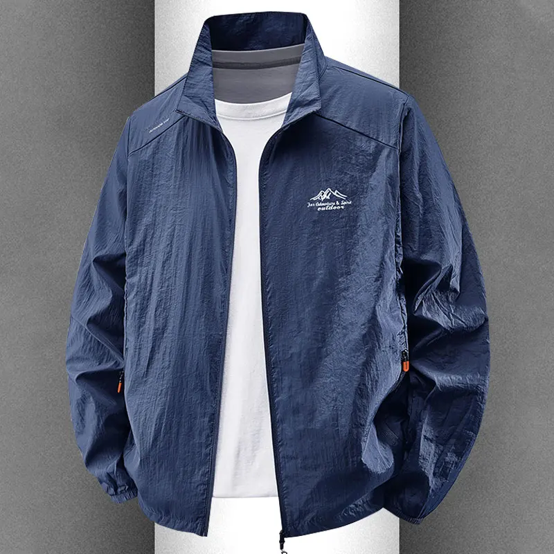 Ice Silk Men's Summer Thin Breathable Outdoor Jaet UV Protection Faion Urban Workwear Long Sve Zipper Closure Color
Ice Silk Men's Summer Thin Breathable Outdoor Jaet UV Protection Faion Urban Workwear Long Sve Zipper Closure Color