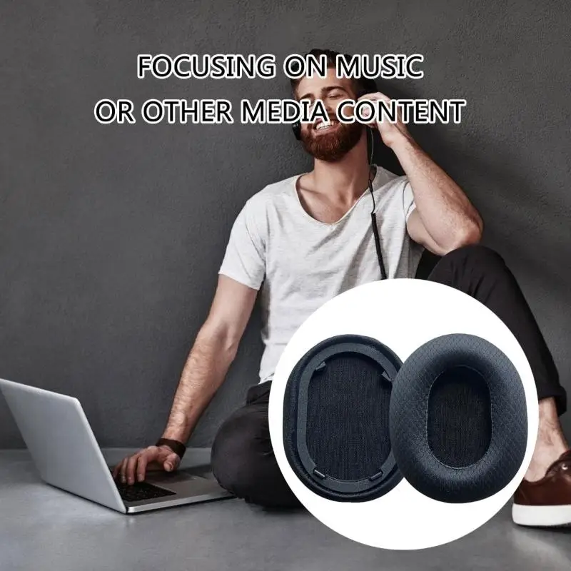 Replacement Ear Cushion Pad Over Ear Headphone Earpads for GO810 BG810S Noise Isolating and Comfortable Fit 896C
Replacement Ear Cushion Pad Over Ear Headphone Earpads for GO810 BG810S Noise Isolating and Comfortable Fit 896C