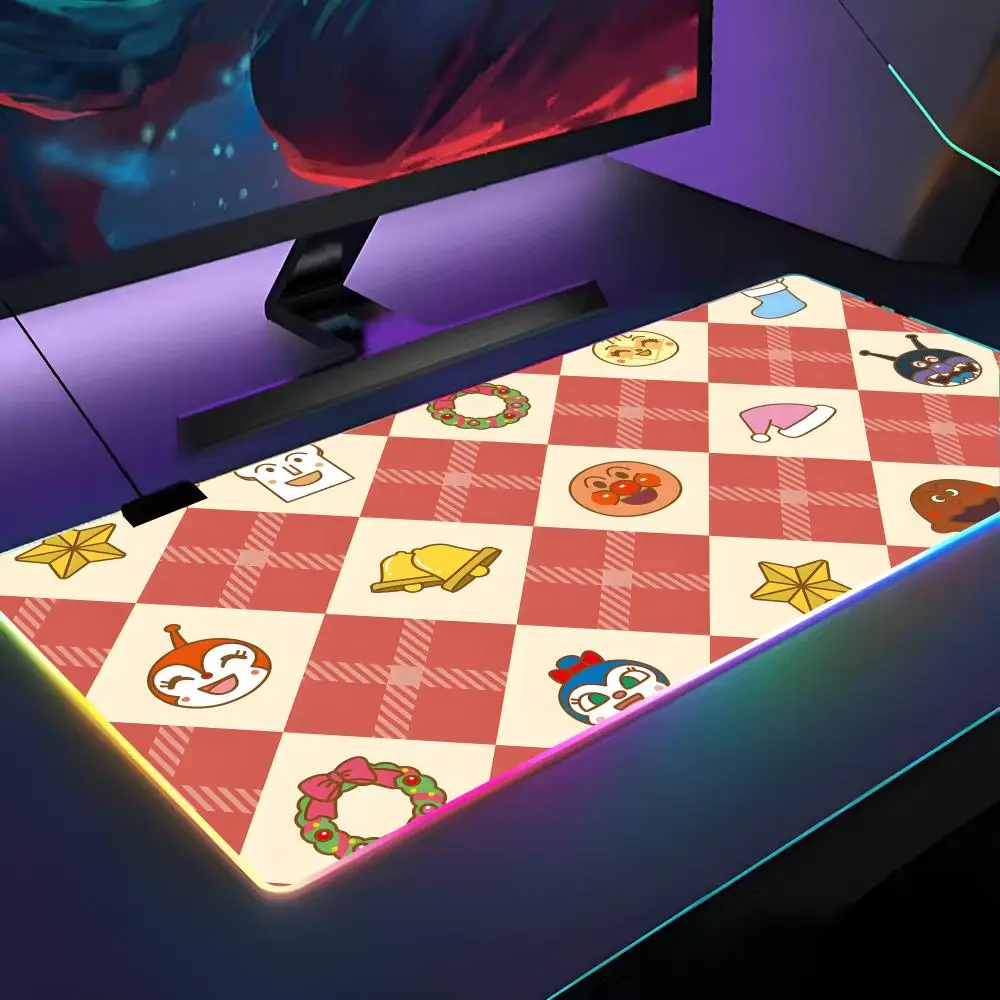 Cartoon Anpanman Mouse Pad RGB Backlit Mouse Pad Laptop Mouse Pad Laptop Gamer Computer Desk Gaming Accessories
Cartoon Anpanman Mouse Pad RGB Backlit Mouse Pad Laptop Mouse Pad Laptop Gamer Computer Desk Gaming Accessories
