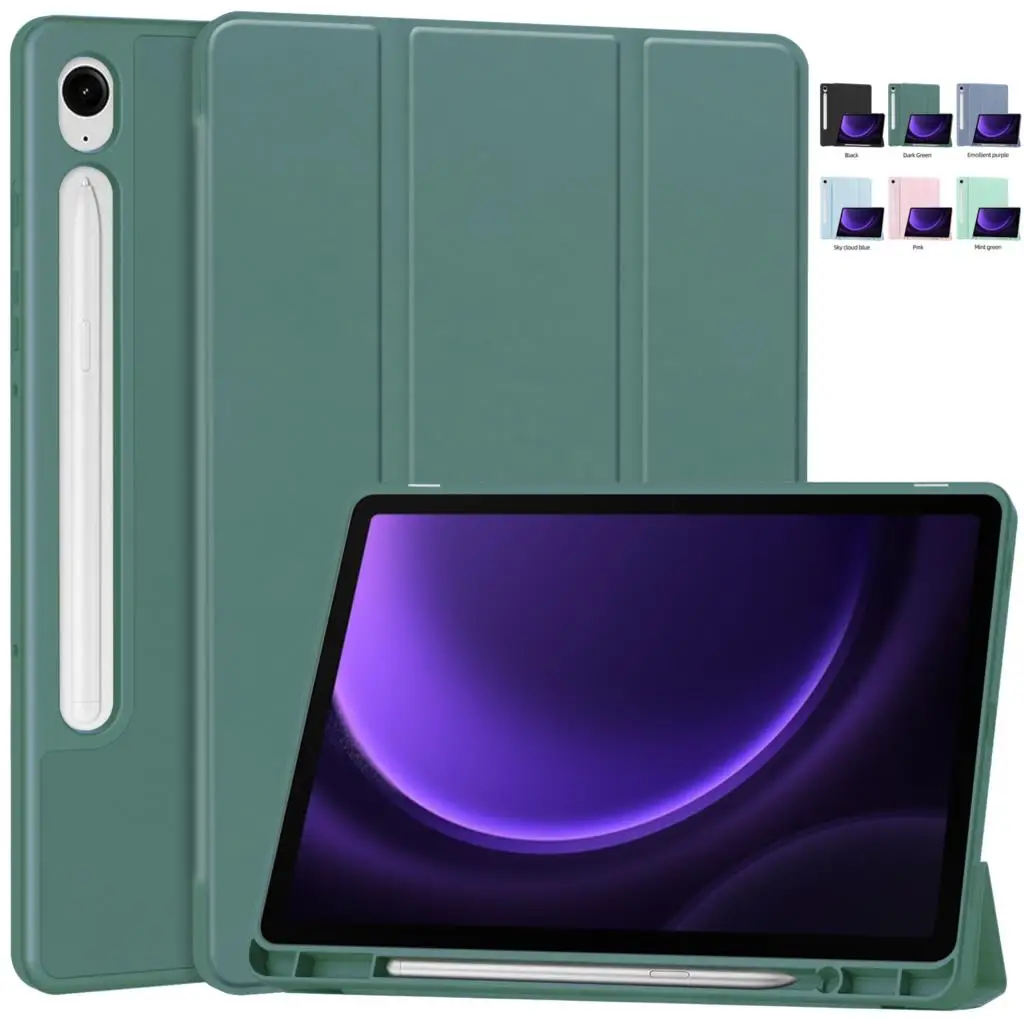 Чехол для Samsung Galaxy Tab S9 FE 11 дюймов женский X510 Tab S9 FE Plus X616 X610 12,4 противоударный кожаный чехол-подставка для планшета
Чехол для Samsung Galaxy Tab S9 FE 11 дюймов женский X510 Tab S9 FE Plus X616 X610 12,4 противоударный кожаный чехол-подставка для планшета