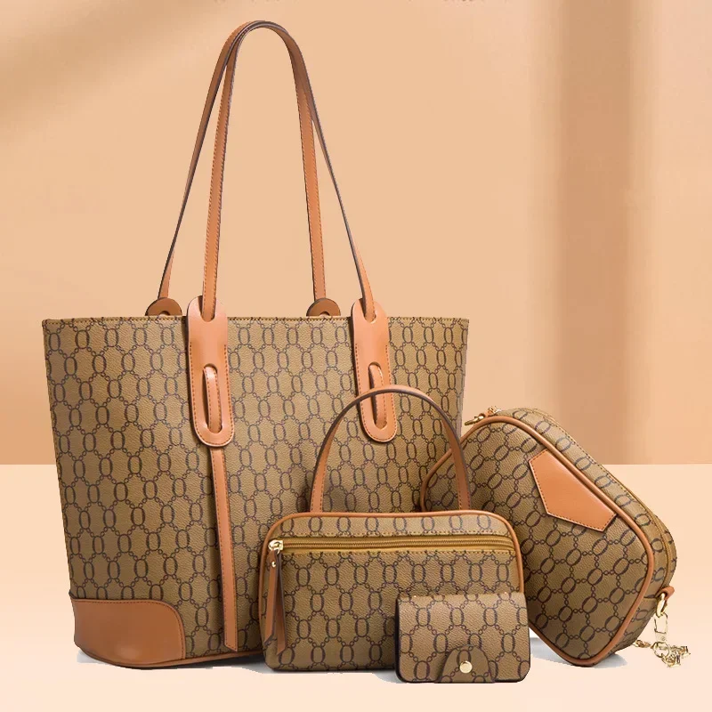 2024 Handbag Fashionable Large-capacity Shoulder Oblique Span Bag Daily Versatile Four-piece Set Mother and Child Women's Bag
2024 Handbag Fashionable Large-capacity Shoulder Oblique Span Bag Daily Versatile Four-piece Set Mother and Child Women's Bag