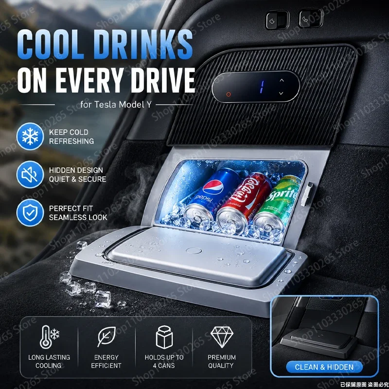 For Tesla Model Y luggage refrigerator 15L storage, travel camping refrigerator, customized luggage refrigerator
For Tesla Model Y luggage refrigerator 15L storage, travel camping refrigerator, customized luggage refrigerator