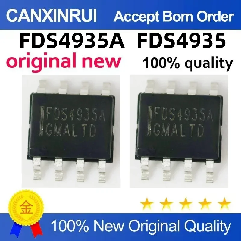 (5 pieces) New stock FDS4935-NL FDS4935 FDS4935A 4935 SOP8
(5 pieces) New stock FDS4935-NL FDS4935 FDS4935A 4935 SOP8