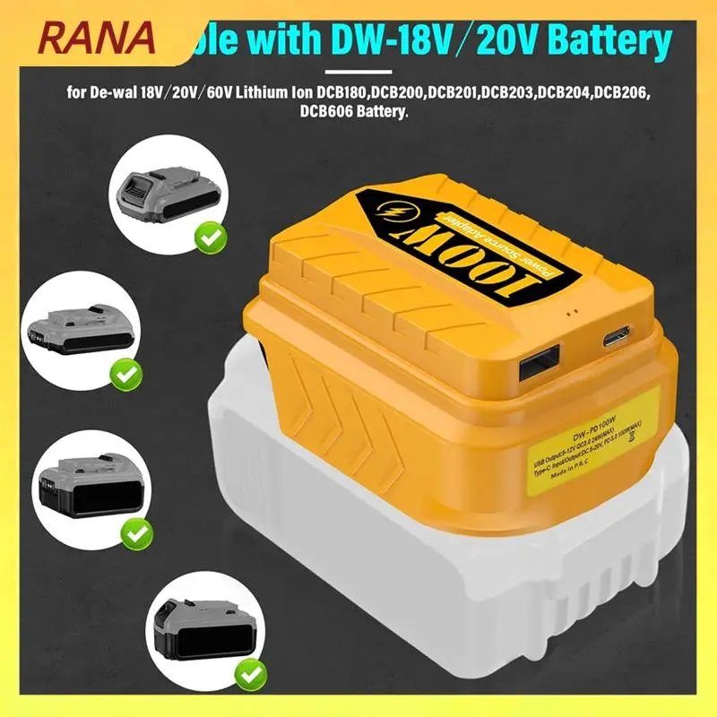 RANA USB Charger Adapter For PD100W Charger Adapter For Charger Adapter For 20V 60V
RANA USB Charger Adapter For PD100W Charger Adapter For Charger Adapter For 20V 60V