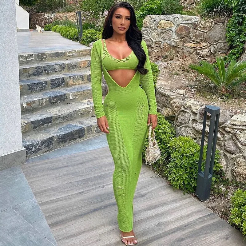 Crystal Women 2023 Autumn Winter Long Sleeve Knitted Streetwear Party Club Bodycon Long Dress
Crystal Women 2023 Autumn Winter Long Sleeve Knitted Streetwear Party Club Bodycon Long Dress