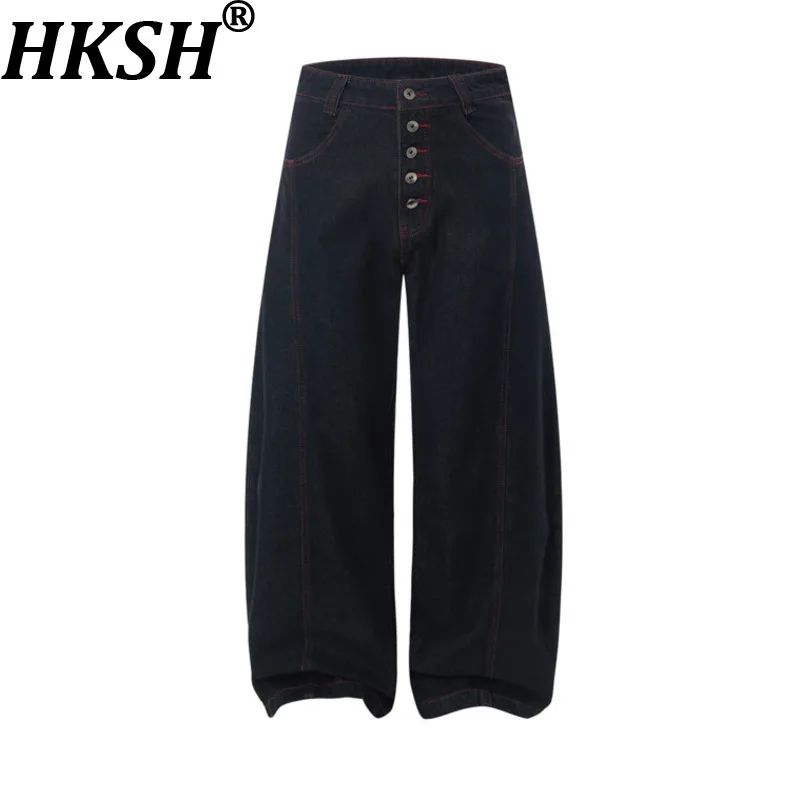 HKSH Spring Autumn New Men Tide High Street Vintage Button Original Design Hip Hop Jeans Punk Chic Casual Denim Pants Ins HK6429
HKSH Spring Autumn New Men Tide High Street Vintage Button Original Design Hip Hop Jeans Punk Chic Casual Denim Pants Ins HK6429