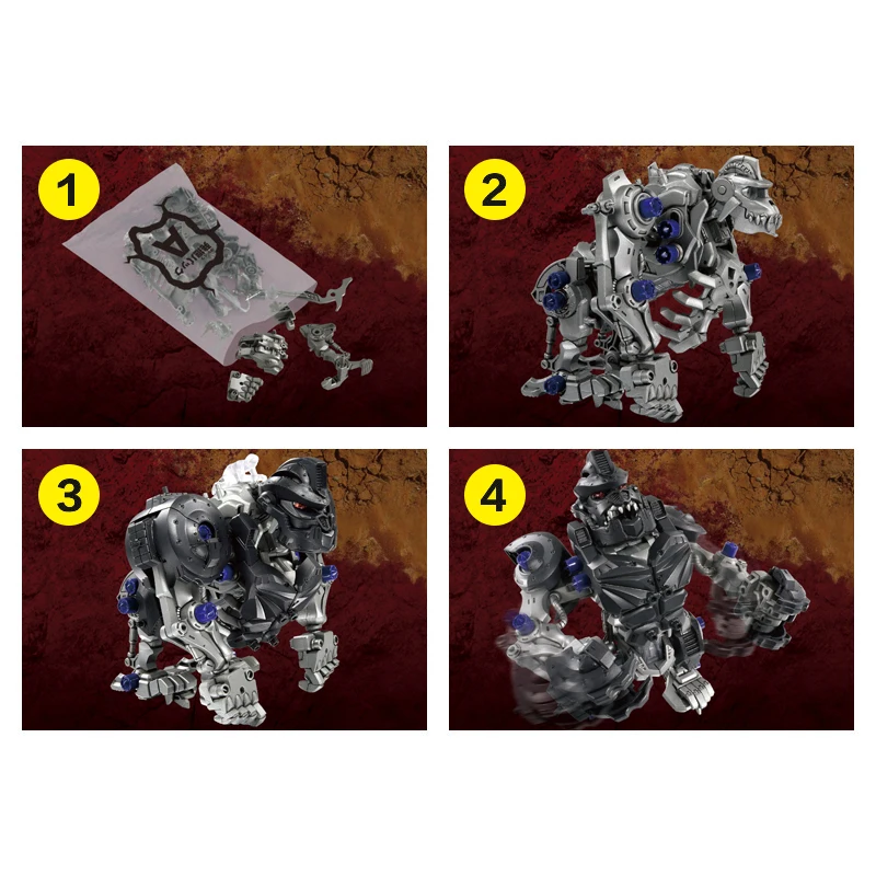 Free Shipping ZOIDS WILD Soth Animal Mechanical Animal Electric Assembly Model Boy Toy Anime ZW10 Orangutan
Free Shipping ZOIDS WILD Soth Animal Mechanical Animal Electric Assembly Model Boy Toy Anime ZW10 Orangutan