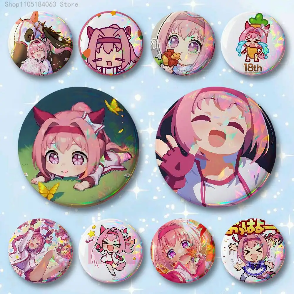 Haru Urara U-Umamusume Badges 25 32 44 58 75 mm Round Cosplay Pin Bag Decor Fans Collect Friends Gifts Brooch Souvenir
Haru Urara U-Umamusume Badges 25 32 44 58 75 mm Round Cosplay Pin Bag Decor Fans Collect Friends Gifts Brooch Souvenir