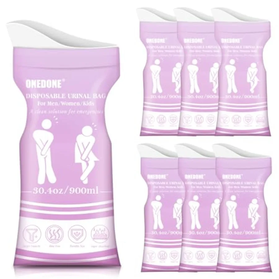Disposable Urine Bags 6/8/12/24 30.4 OZ Pee Bags for Travel for Men Women Emergency Urine Bags Portable Unisex Urinal Bags Vomi
Disposable Urine Bags 6/8/12/24 30.4 OZ Pee Bags for Travel for Men Women Emergency Urine Bags Portable Unisex Urinal Bags Vomi