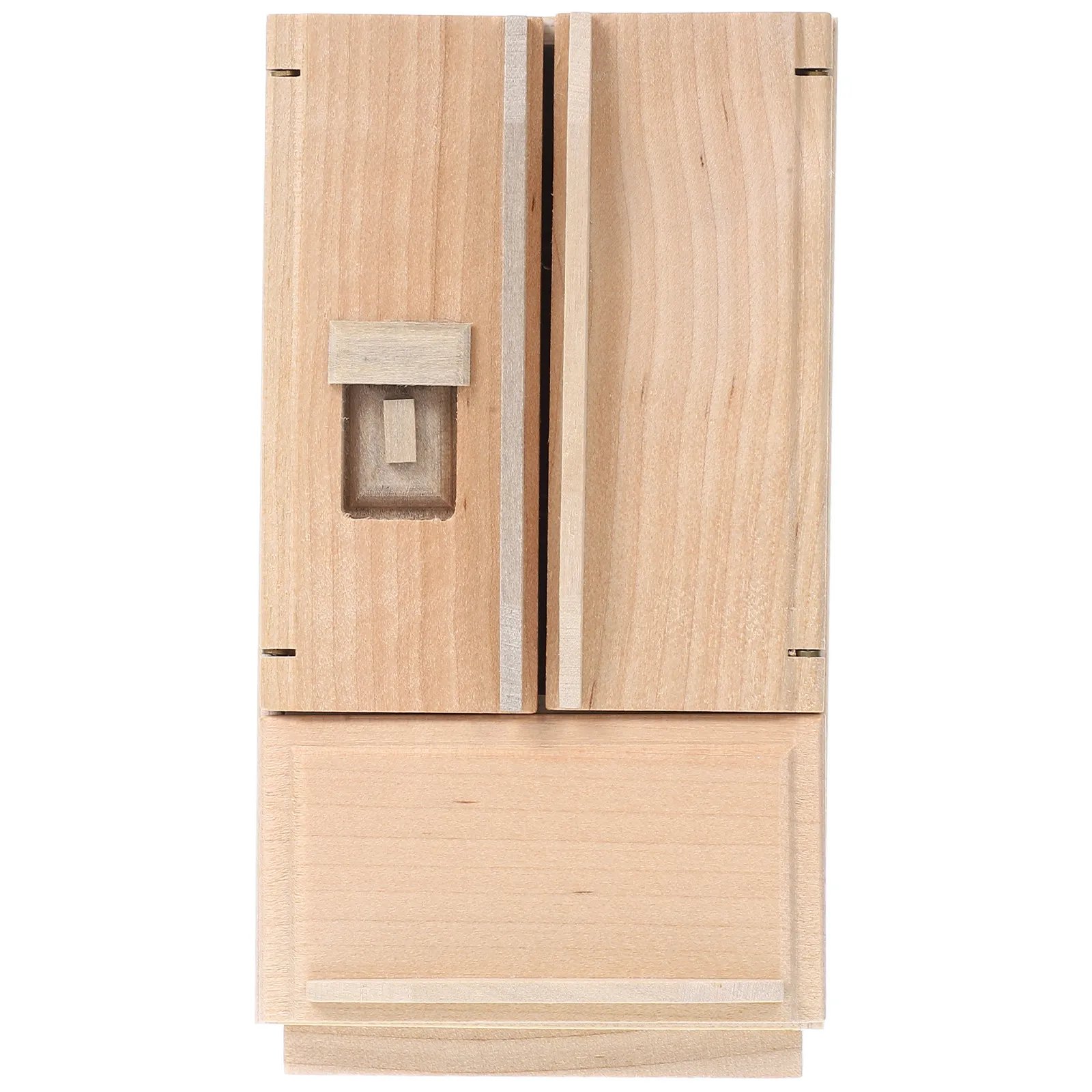 Miniature Wooden Refrigerator Unpainted Mini Fridge Household Decoration Accessories for Tiny Houses Small Cooler Freezer
Miniature Wooden Refrigerator Unpainted Mini Fridge Household Decoration Accessories for Tiny Houses Small Cooler Freezer