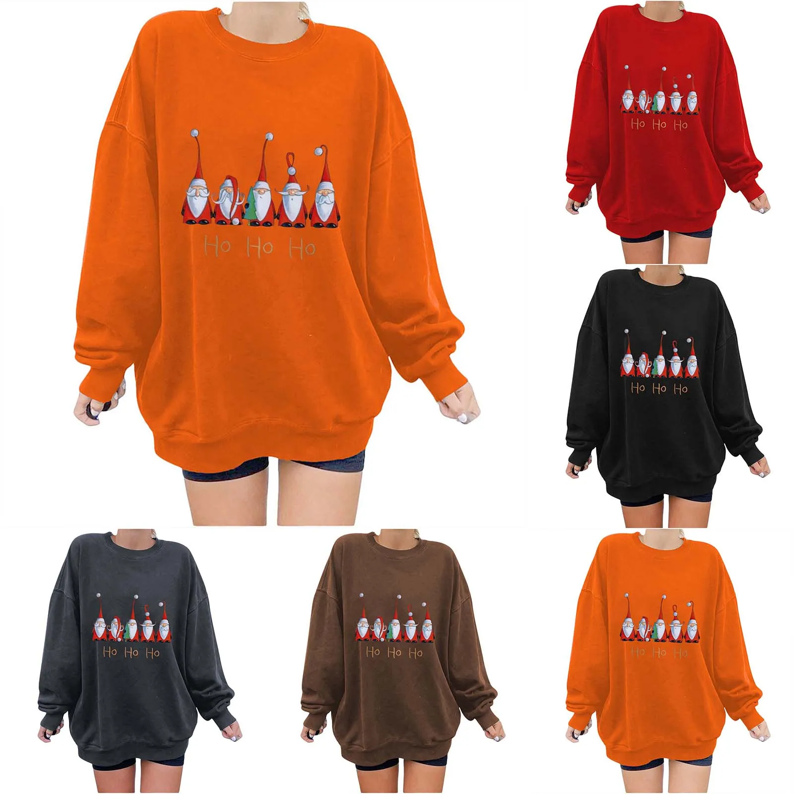 Baggy Sweatshirt Women's Christmas Print Sweatshirt Casual Pullover And Comfort Hoodie Women's Workout Set
Baggy Sweatshirt Women's Christmas Print Sweatshirt Casual Pullover And Comfort Hoodie Women's Workout Set