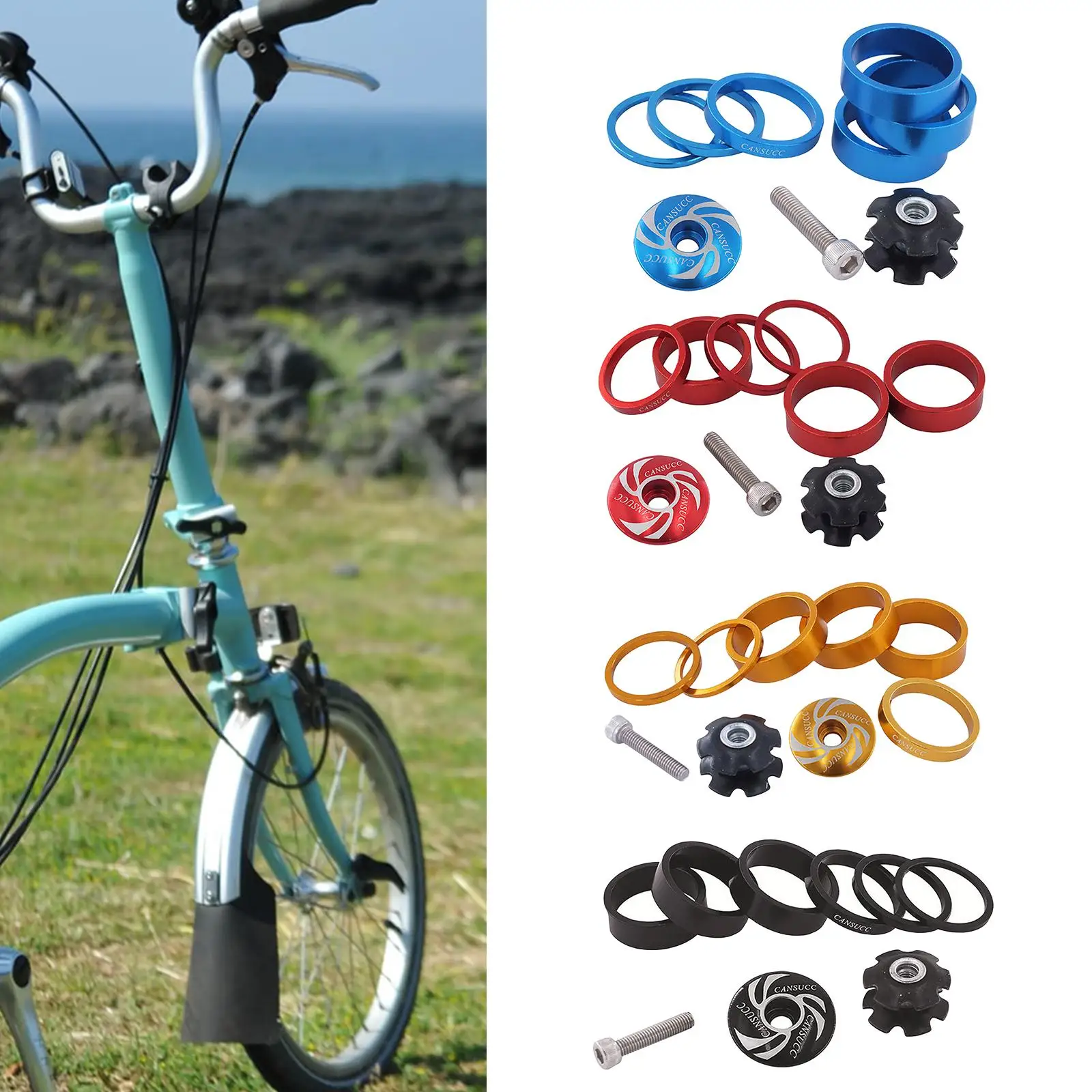 Earphone Washer Front Fork Stem Washer set four Colors 4 Pieces/set 2mm / 3mm /
Earphone Washer Front Fork Stem Washer set four Colors 4 Pieces/set 2mm / 3mm /