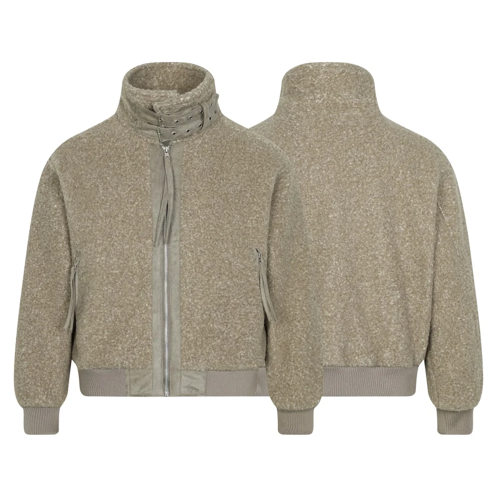 Winter Women's Jackets for Woman Muted Green Stand Collar Lambswool Women's Winter Jacket Warm Fashion Casual Woman Winter Coats
Winter Women's Jackets for Woman Muted Green Stand Collar Lambswool Women's Winter Jacket Warm Fashion Casual Woman Winter Coats