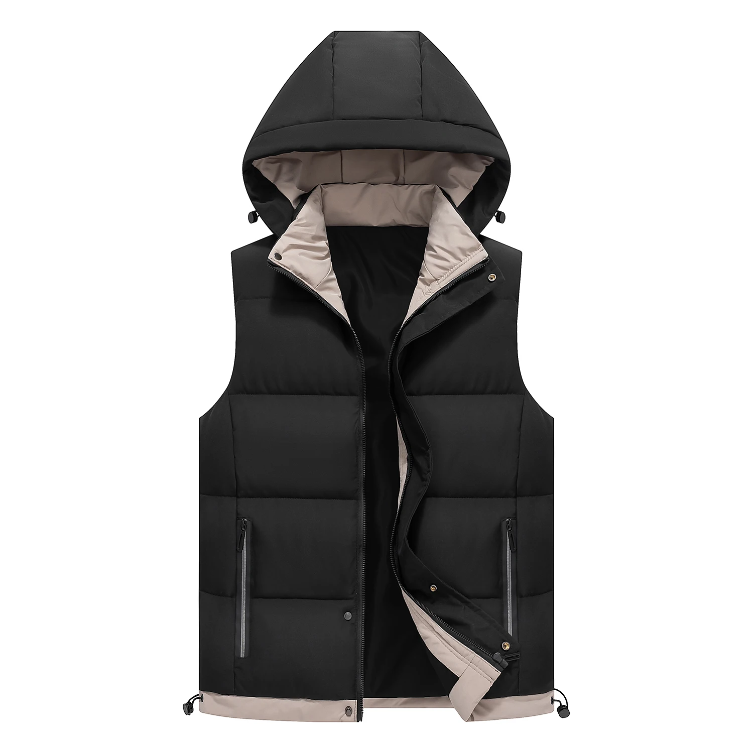 Autumn Winter Vest Men Fashion Hooded Warm Sleeveless Jacket Coat Mens Windproof Waistcoat Streetwear Solid Outwear Vests Men
Autumn Winter Vest Men Fashion Hooded Warm Sleeveless Jacket Coat Mens Windproof Waistcoat Streetwear Solid Outwear Vests Men