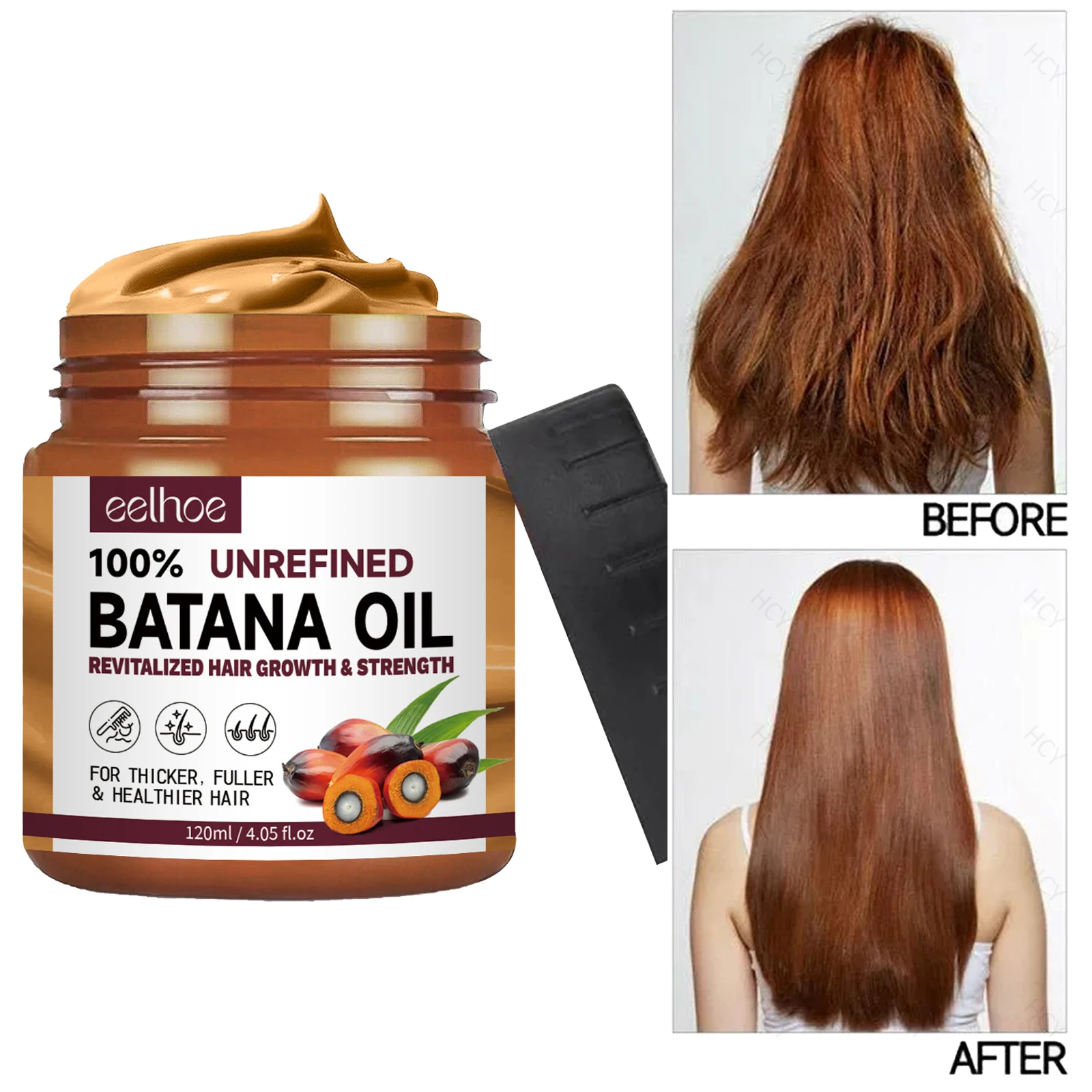 Batana Oil hair growth Hair Treatment Hair Mask Moisturize And Repair Hair Root for hair Healthier Thicker 120ML
Batana Oil hair growth Hair Treatment Hair Mask Moisturize And Repair Hair Root for hair Healthier Thicker 120ML