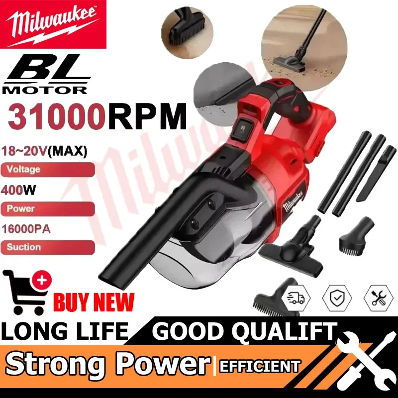 Milwaukee Tool LED Cordless Electric Vacuum Cleaner Portable Household Industrial Construction Cleaning Tool
Milwaukee Tool LED Cordless Electric Vacuum Cleaner Portable Household Industrial Construction Cleaning Tool