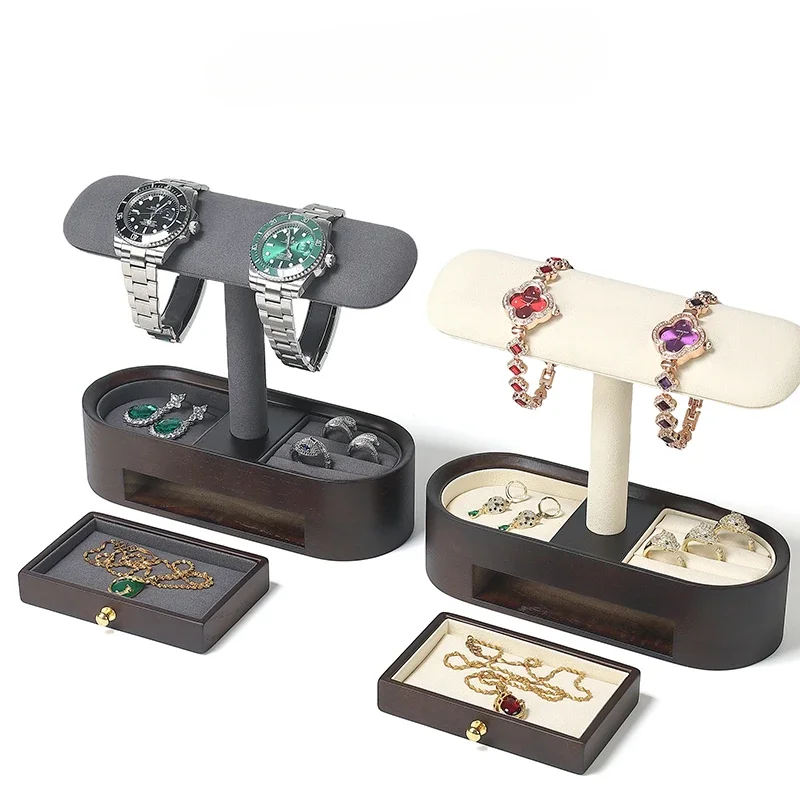 Solid wood watch bracelet display stand, watch bracelet display stand, multifunctional jewelry display props
Solid wood watch bracelet display stand, watch bracelet display stand, multifunctional jewelry display props