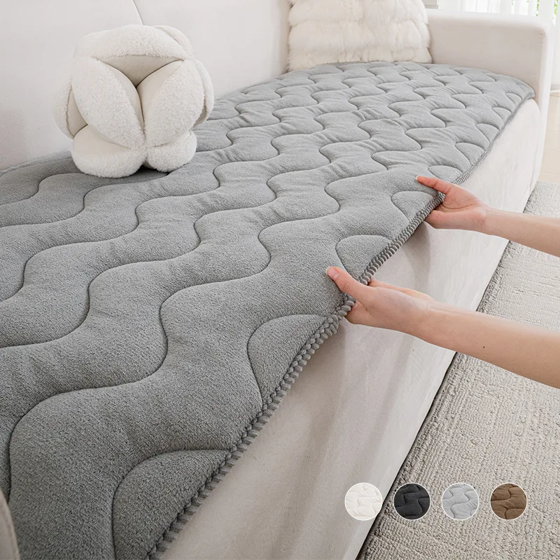2026 New Thickened Warm Sofa Cushion Straight-breasted Leather Sofa Fixed Non-slip Seat Cushion Cover for Livingroom Solid Color
2026 New Thickened Warm Sofa Cushion Straight-breasted Leather Sofa Fixed Non-slip Seat Cushion Cover for Livingroom Solid Color