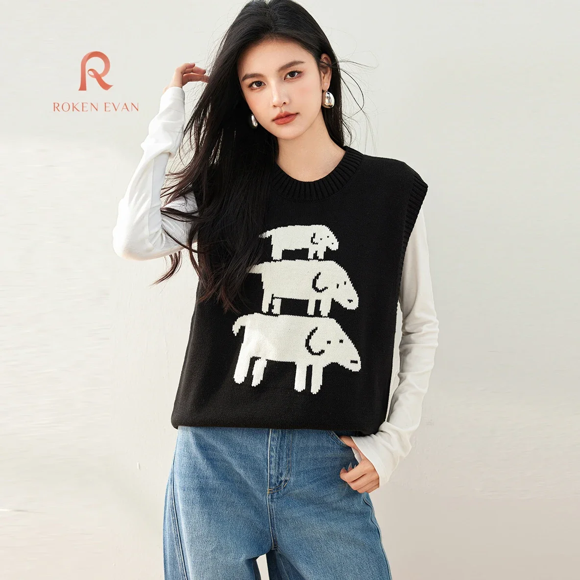 ROKEN EVAN 2024 Autumn Women Girlish Solid Female Korean Fashion Design Long Sleeve Top Feminino Muslim Eid Ramadam Cardigans
ROKEN EVAN 2024 Autumn Women Girlish Solid Female Korean Fashion Design Long Sleeve Top Feminino Muslim Eid Ramadam Cardigans