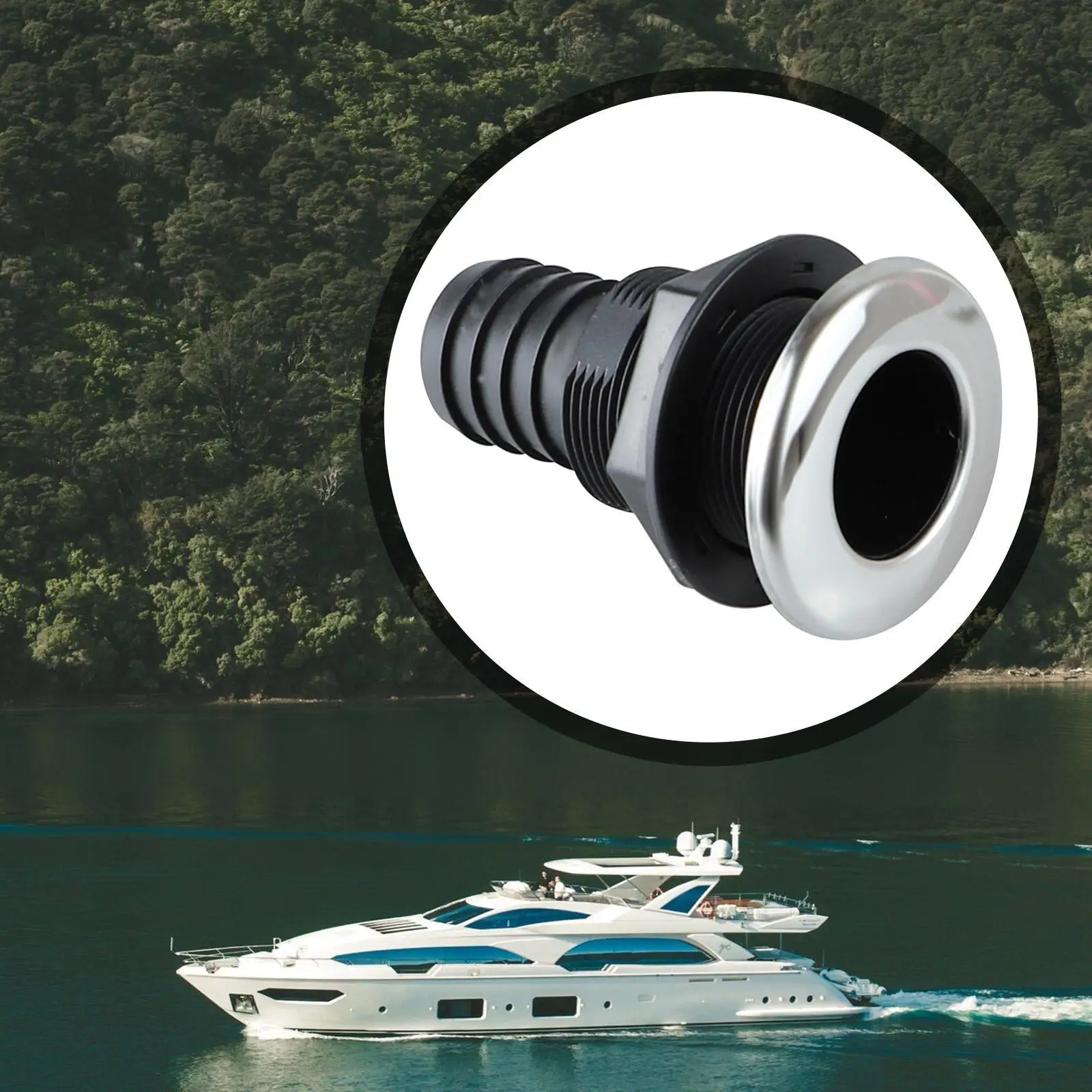 ABS Boat Sewage Outlet Thru Hull Fitting Deck Overflow Connector Marine Bilge Pump Accessory for Yacht RV
ABS Boat Sewage Outlet Thru Hull Fitting Deck Overflow Connector Marine Bilge Pump Accessory for Yacht RV