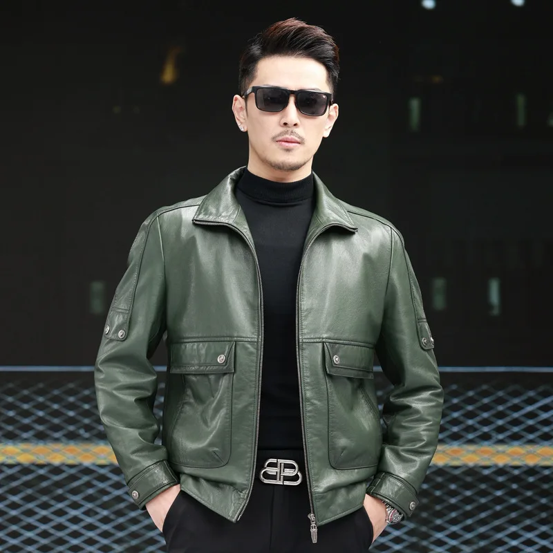 AYUNSUE Real Leather Jacket Men Autumn Mens Clothes Motocycle Jackets Oil Wax Genuine Cowhide Coat Chic 2025 Jaqueta De Couro
AYUNSUE Real Leather Jacket Men Autumn Mens Clothes Motocycle Jackets Oil Wax Genuine Cowhide Coat Chic 2025 Jaqueta De Couro