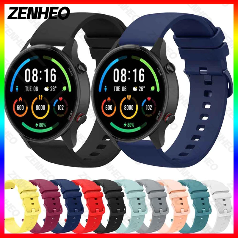 22mm Silicone Strap For Xiaomi Mi Watch Color Sports Edition Watch Band Replacement Wristband For MI Watch S1 Active Bracelet
22mm Silicone Strap For Xiaomi Mi Watch Color Sports Edition Watch Band Replacement Wristband For MI Watch S1 Active Bracelet