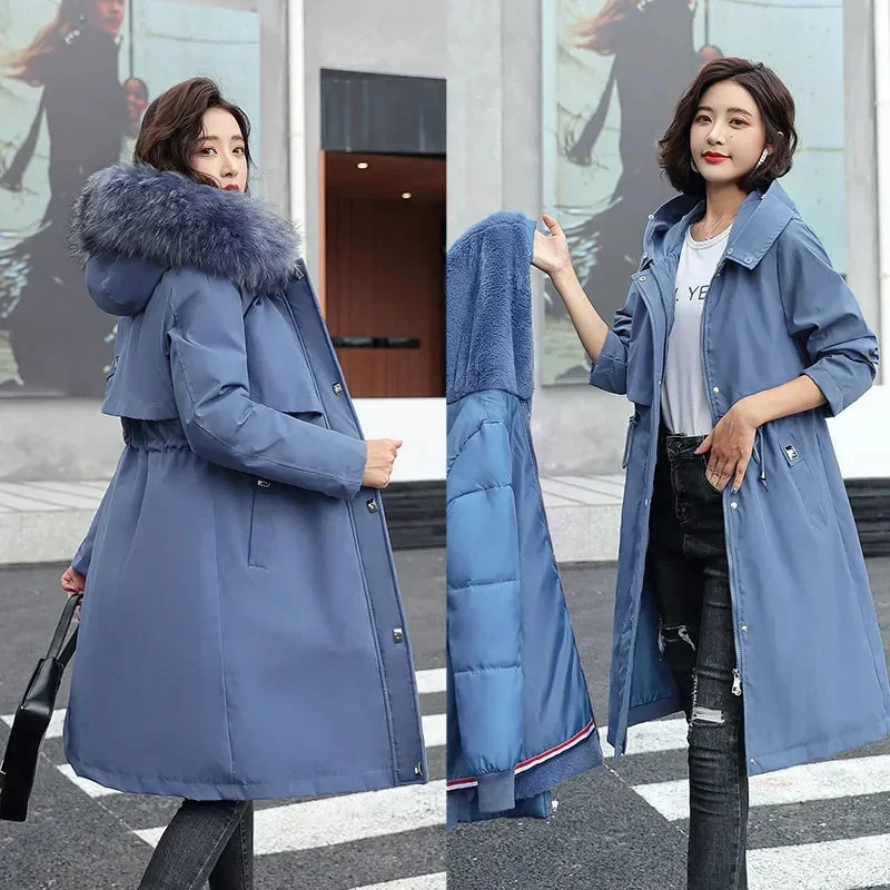 2022 New Snow Wear Women's Parkas Winter Jacket Thick Warm Hooded Long Coat Female Parka Removable Fur Lining Jackets Outwear
2022 New Snow Wear Women's Parkas Winter Jacket Thick Warm Hooded Long Coat Female Parka Removable Fur Lining Jackets Outwear