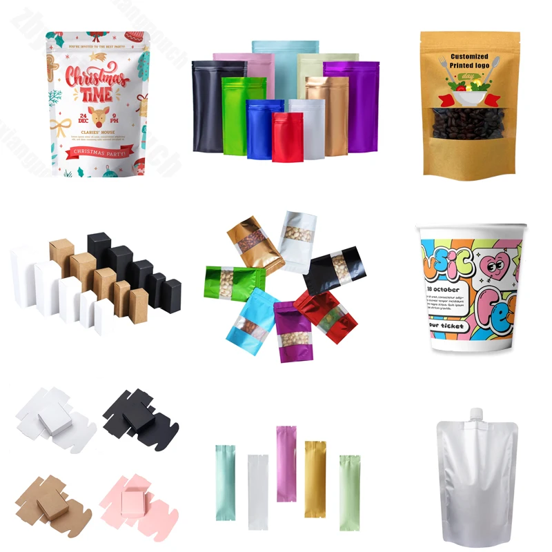 Customized Printed Kraft Paper Bags, Aluminum Foil Bags, Paper Cups, For Parties, Gift Packaging Pouch, Coffee Cups, Etc
Customized Printed Kraft Paper Bags, Aluminum Foil Bags, Paper Cups, For Parties, Gift Packaging Pouch, Coffee Cups, Etc