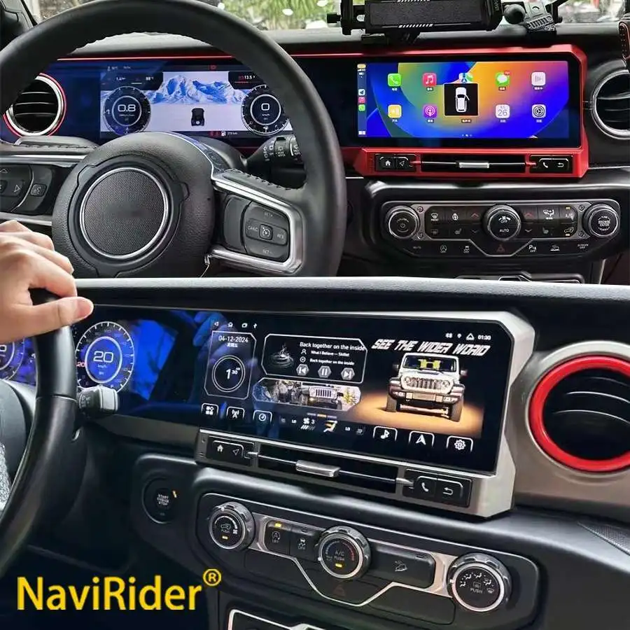 24.6 Inch Autoradio For JEEP Wrangler JL 2018 2019 2020 2021 Gladiator Car Radio Multimedia Video Player GPS Navi Carplay 4G
24.6 Inch Autoradio For JEEP Wrangler JL 2018 2019 2020 2021 Gladiator Car Radio Multimedia Video Player GPS Navi Carplay 4G