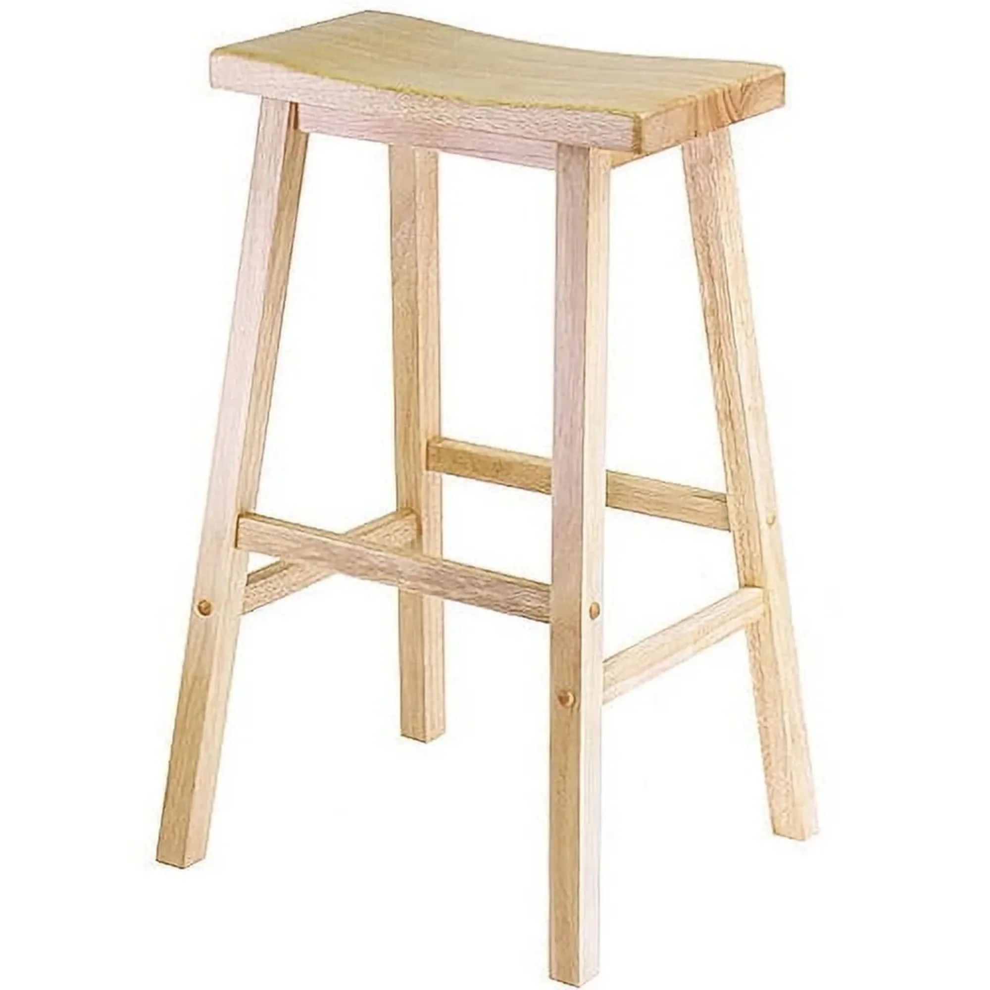 Saddle Seat Bar Stool, 29 Inch, Natural Finish. Backless Design, Durable, Comfortable. For Kitchen Island, Dining Bar, Home Use
Saddle Seat Bar Stool, 29 Inch, Natural Finish. Backless Design, Durable, Comfortable. For Kitchen Island, Dining Bar, Home Use