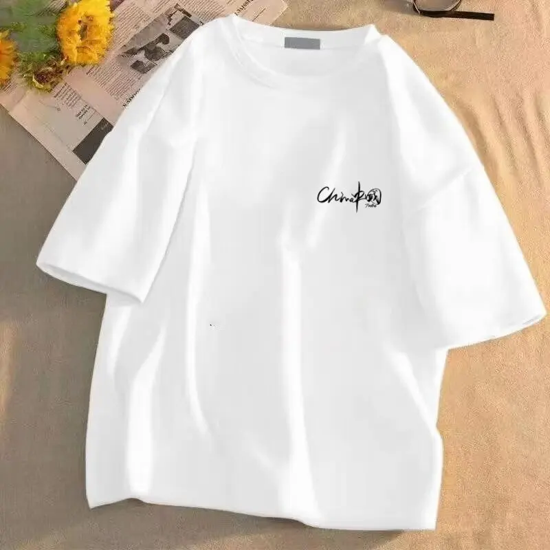 American-style Trendy Heavyweight Short Sleeve T-shirt for Men and Women, Round Neck, Simple and Personalized Casual Pure Cotton
American-style Trendy Heavyweight Short Sleeve T-shirt for Men and Women, Round Neck, Simple and Personalized Casual Pure Cotton