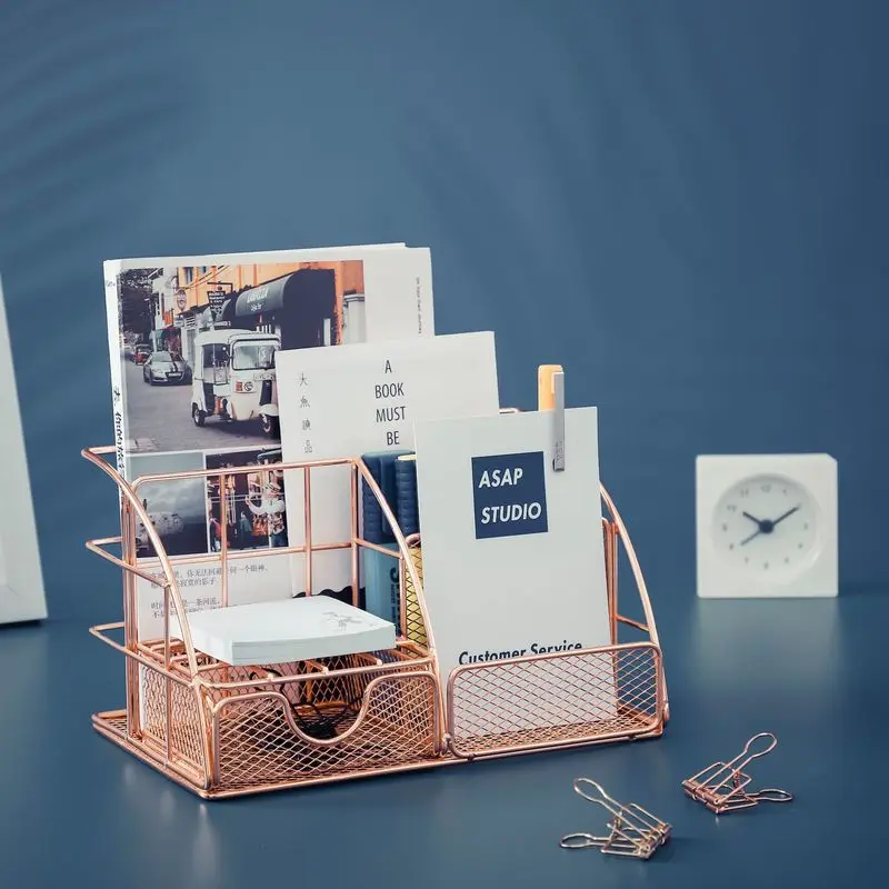 Simple And Creative Desktop Student Iron Art Stationery Storage Office Supplies Accessories With Drawers File Makeup Storage Box
Simple And Creative Desktop Student Iron Art Stationery Storage Office Supplies Accessories With Drawers File Makeup Storage Box