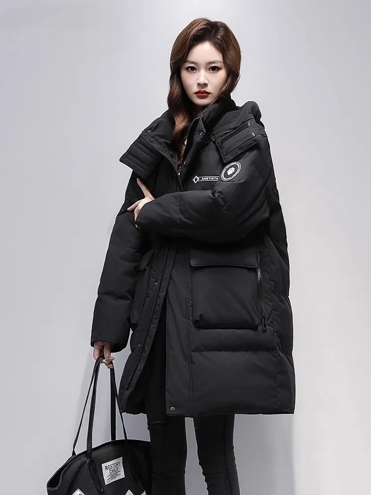 Женская зимняя утепленная куртка-парка средней длины на молнии в корейском стиле, с регулируемым шнурком, для активного отдыха
Женская зимняя утепленная куртка-парка средней длины на молнии в корейском стиле, с регулируемым шнурком, для активного отдыха