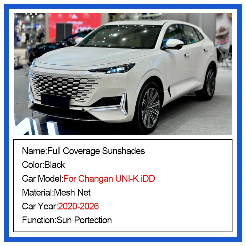 For Changan UNIK UNI-K IDD 2020-2026 Mesh Magnetic Window Sun Visor Sunscreen Privacy Curtains UV Protection Auto Accessorios
For Changan UNIK UNI-K IDD 2020-2026 Mesh Magnetic Window Sun Visor Sunscreen Privacy Curtains UV Protection Auto Accessorios