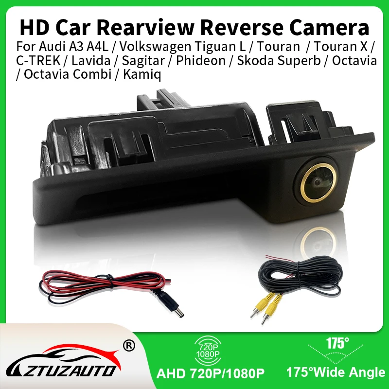 170° AHD 1080P Car Rear View Camera for Audi A3 A4 B8 B9 A4L For Tiguan Touran L Touareg Skoda Superb/Octavia Kamiq Vehicle
170° AHD 1080P Car Rear View Camera for Audi A3 A4 B8 B9 A4L For Tiguan Touran L Touareg Skoda Superb/Octavia Kamiq Vehicle